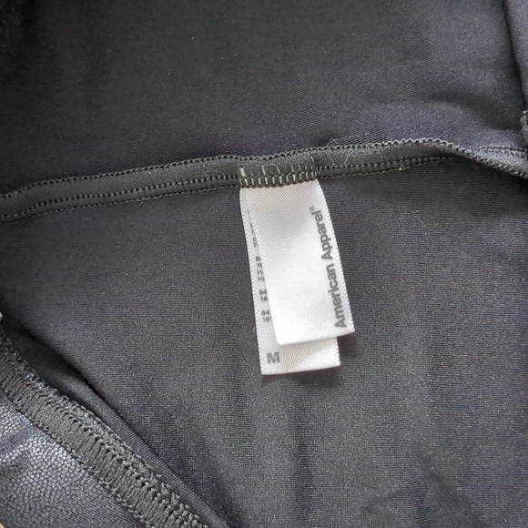 Sparkly black American Apparel leggings - Picture 4 of 4